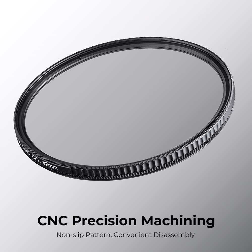 49mm Circular Polarizers Filter, K&F CONCEPT 49MM Circular Polarizer Filter HD 28 Layer Super Slim Multi-Coated CPL Lens Filter (Nano-X Series)