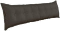 WOWMAX Headboard Pillow Twin Dorm Bolster Reading Pillow by WOWMAX