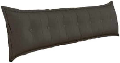 WOWMAX Headboard Pillow Twin Dorm Bolster Reading Pillow by WOWMAX