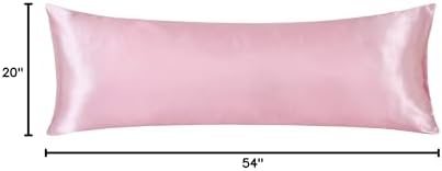 Satin Body Pillow Cover, 20x54 Inches Pillow Case Set of 1 - Image 6