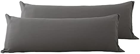 EVOLIVE Body Pillow Covers 2-Pack 21"x54" Microfiber - Image 3