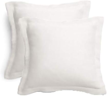 TAOSON 2pcs/Set 100% Cotton 300 Thread Count 26 x 26 European Square Pillow by TAOSON