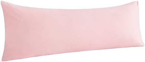 NTBAY Microfiber Body Pillowcase, 1 Pack, 20 x 54, Blush Pink by NTBAY