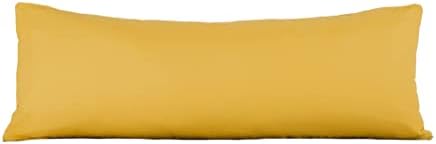 EVOLIVE Body Pillow Cover 21"x54", Microfiber Hidden Zipper by EVOLIVE