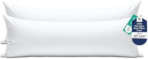 ROYALE LINENS Microfibe Body Pillow Cover by ROYALELINENS