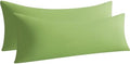 Body Pillow Cases, 2 Pack, 20x54 in, Microfiber, Sage Green by Aerlomi