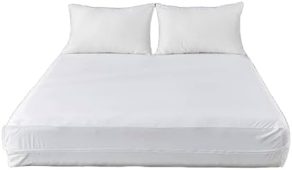 Kingnex Waterproof Zippered 54x72x6 Sleeper Sofa Full Mattress Protector - Image 3