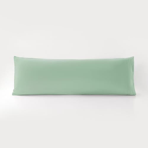 Body Pillowcase, Light Sage Green, 1 Pack, Long Pillow Cover by NookZuzu