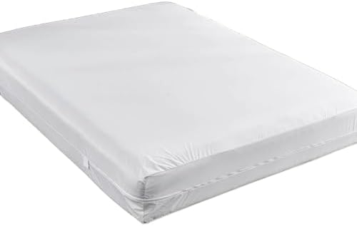Kingnex Waterproof Zippered 54x72x6 Sleeper Sofa Full Mattress Protector - Image 4