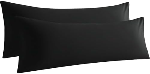 Body Pillow Cases, 2 Pack, 20x54 in, Microfiber by Aerlomi