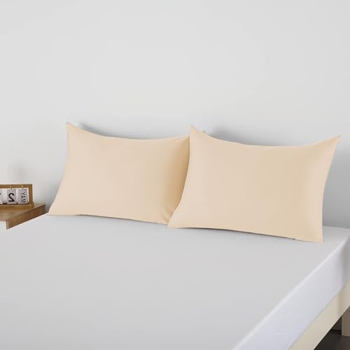 100% Egyptian Cotton Pillow Protectors Set of 4 King Size - Image 7