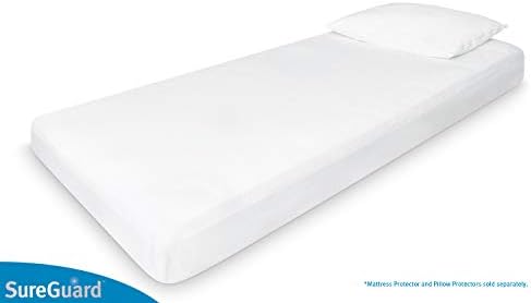 SureGuard Smooth Waterproof Mattress Protector, Mini Crib Mattress Cover - Image 5