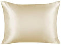 Luxury Ivory Satin Pillow Case w/Hidden Zipper by BLISSFORD