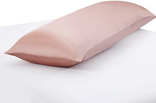 Ersmak Champagne Ultra Soft Satin Body Pillow Cover Set of 2, 20x54 Inches - Image 5