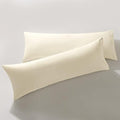 MILVOWOC Brushed Microfiber Body Pillowcases, Ivory Cream, 20x48 Inch by MILVOWOC