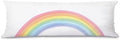 Boho Pastel Rainbow 20x54 Body Pillow Cover Case, Girl Boy Nursery Decor by Unknown