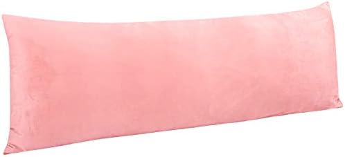 NTBAY Velvet Body Pillow Cover, 20 x 54 by NTBAY