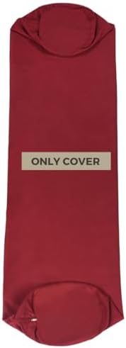 48x8 Round Pillowcase, Brushed Microfiber Bolster Cover by Pillowable