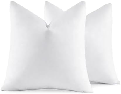 MIULEE 30x30 Euro Pillow Inserts by MIULEE