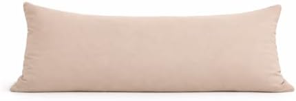EVOLIVE Body Pillow Cover 21"x54", Microfiber, Hidden Zipper by EVOLIVE
