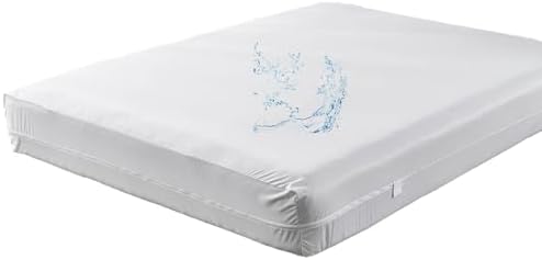 Kingnex Waterproof Zippered 54x72x6 Sleeper Sofa Full Mattress Protector - Image 2