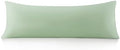 Leeden 100% Cotton Body Pillow Cover 21x54, Envelope Closure, Sage Green by LEEDEN