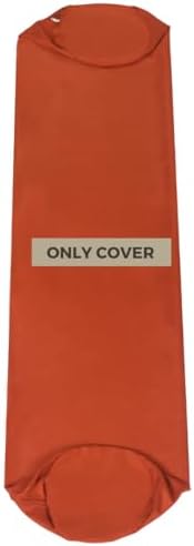 48x8 Round Pillowcase, Brushed Microfiber Bolster Cover by Pillowable