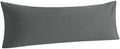 NTBAY Cotton Body Pillowcases, Dark Grey by NTBAY