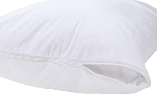 2 Pack Waterproof Feather Proof Pillow Protectors - Image 4