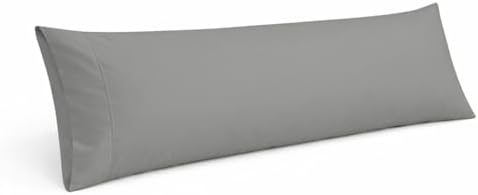 Cotton Delight Organic Cotton Body Pillow Cover 20x48 – 600 Thread Count Sateen by Cotton+Delight