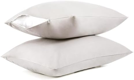 Cotton Pillow Protectors/Cases Queen Size by BestSeason