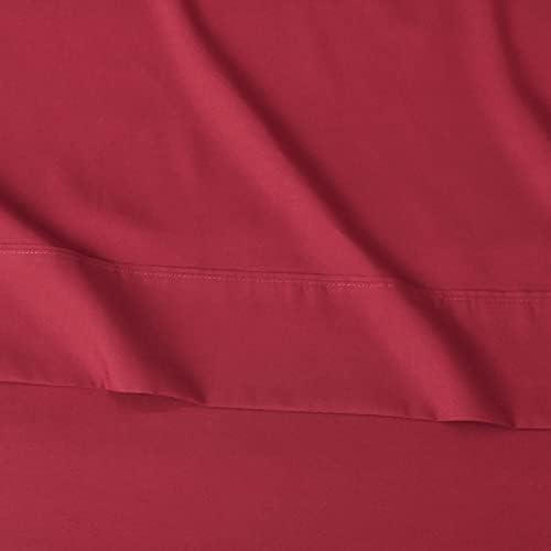 Amazon Basics Breathable, Wrinkle-Free, Ultra-Soft Microfiber 4 Piece Bed Sheet - Image 4