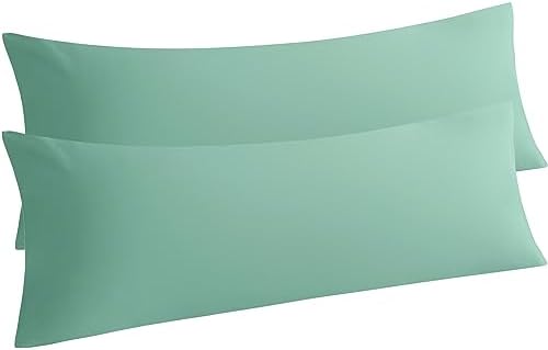 NTBAY Body Microfiber Pillowcases, Mint Green by NTBAY