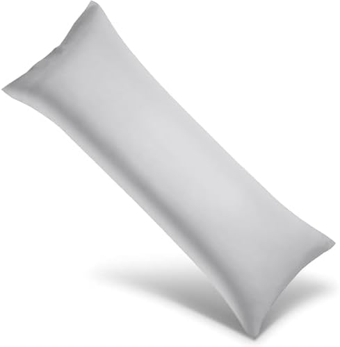 Body Pillow case with Zipper Closure 100% Egyptian Cotton 500 Thread Count Pack by AtikshBeddings