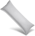 Body Pillow case with Zipper Closure 100% Egyptian Cotton 500 Thread Count Pack by AtikshBeddings