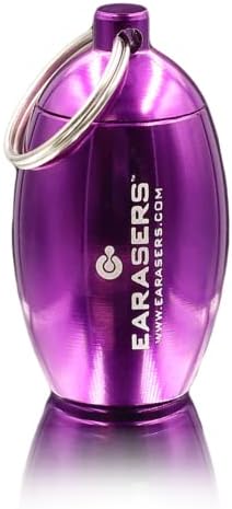 Earasers Earplugs Keychain Carrying Case by Earasers