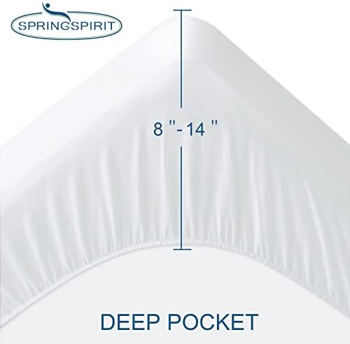 Twin XL Mattress Protector Waterproof Twin XL Sheets Fitted up to 14'' Terry - Image 3