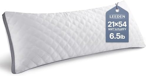 Leeden Body Pillow Insert 20 x 54 by LEEDEN