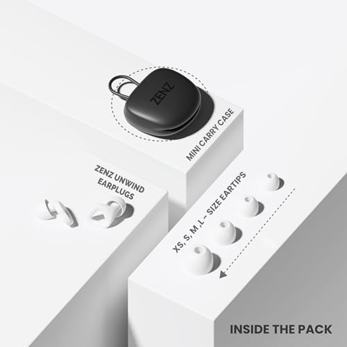 Zenz Unwind Ear Plugs for Sleeping Noise Reduction – Soft Silicone Reusable - Image 6