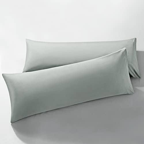 MILVOWOC Brushed Microfiber Body Pillowcases, 20 x 55 Inch by MILVOWOC