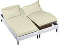 Cottingon 5 PC Split King Sheets Fits 16" Deep, Egyptian Cotton by COTTINGON