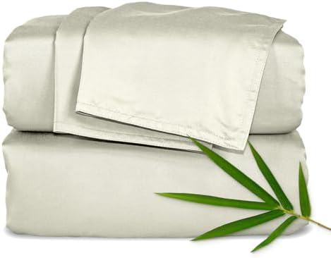 Pure Bamboo Queen Sheets, Genuine 100% Organic Viscose Derived from Bamboo Bed by PureBamboo