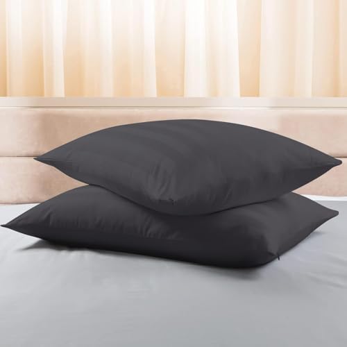King Size Pillowcases 100% Egyptian Cotton 4 Pcs, 400 Thread Count Sateen Weave - Image 6