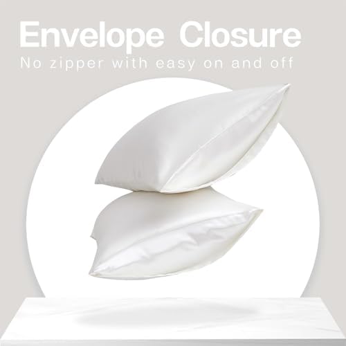 MR&HM Satin Pillowcase 2 Pack, Standard Size 20"x26" - Image 6