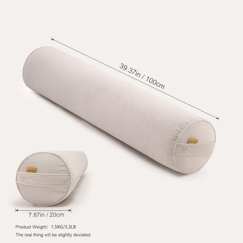 Body Pillow for Adults, Long Round Pillow, Big Cylindrical Pillow, Large Full - Image 2