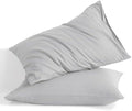 NTBAY Cotton Queen Pillowcases, Light Grey by NTBAY