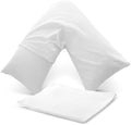 Cheer Collection Down Alternative V Pillowcase – Soft V-Shaped Pillow Cover by CheerCollection
