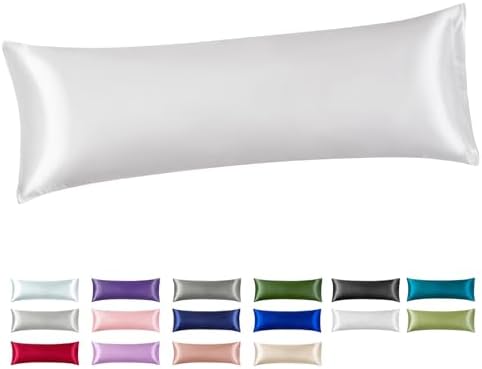 Silk Like Satin Body Pillowcase, 1 Pack, 20x54 Inches by VCUSUELER