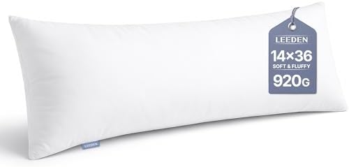 Leeden 14x36 Throw Pillow Inserts Set of 1, Lumbar Pillow Forms by LEEDEN