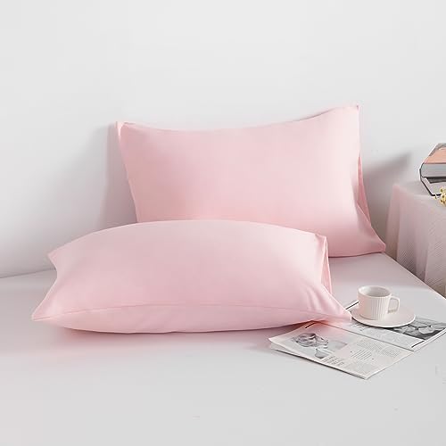 NTBAY Microfiber Queen Pillowcases, 4 Pack, 20 x 30, Blush Pink - Image 2
